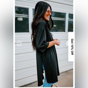 LALA ORIGINAL: Lala Icon Mock Neck Top